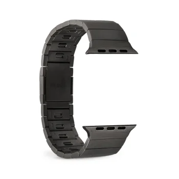 Puro TITAN nerūsējošā tērauda siksniņa Apple Watch 42/44/45/49mm, melna