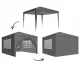 Sienas dārza teltij (paviljonam), Pelēka krāsa | Walls for Garden Tent