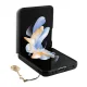Guess 4G Charms vāciņš Samsung Galaxy Z Flip 5 pelēks