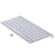 Bezvadu tastatūra Smart TV, sudraba