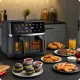 Berdsen BD-657 divkameru karsta gaisa friteris 10.2L 1700W, melns