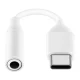 Samsung USB Type C uz 3.5 mm AUX MiniJack Adapteris Kabelis Vads, Balts | USB-C to 3.5 mm Female Adapter