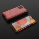 Aizsargvāciņš Samsung Galaxy A42 5G Honeycomb Case ar TPU apmali, sarkans