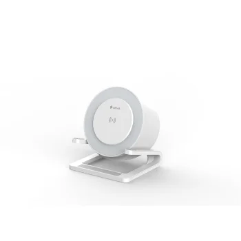 Devia I-M3 Bluetooth skaļrunis ar 15W bezvadu lādētāju un lampu, Balts