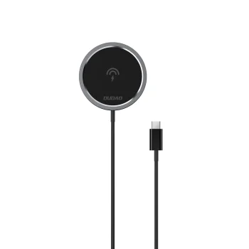 Bezvadu lādētājs Dudao A12XS 15W MagSafe Compatible - Melns | Wireless Inductive Charger
