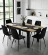 Izvelkams ēdamgalds 120-160x80 cm 4-6 personām, artisan ozols