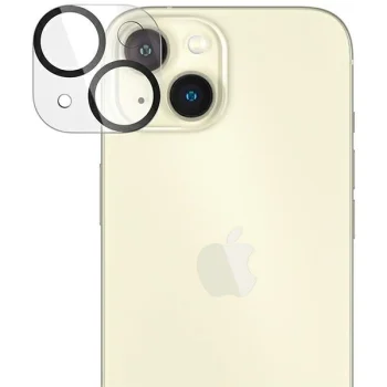 PanzerGlass Picture Perfect kameras aizsardzība iPhone 15 / Plus - ar melnu rāmi | camera protection for with black...