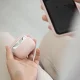 Uniq AirPods Pro maciņš Lino, lavandas krāsā