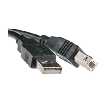 Printera kabelis USB 2.0 A-B, 5 m, melns