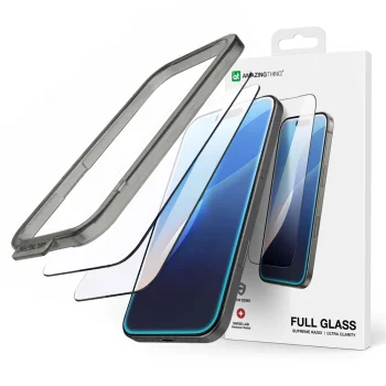 AmazingThing iPhone 17 Pro aizsargstikls Radix Full (2 gab. komplekts)