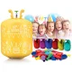 Ricokids 0,42m3 hēlija balons ar 50 baloniem un lenti