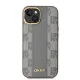 DKNY iPhone 14 vāciņš Leather Checkered Mono Pattern MagSafe, bēšs