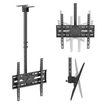 Maclean MC-175 griestu TV stiprinājums, 37-75", 50kg, VESA 400x400, melns
