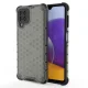 Aizsargvāciņš Samsung Galaxy A22 4G Honeycomb Case ar TPU apmali, melns