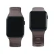 3mk silikona siksniņa Apple Watch 38/40/41 mm, tumši pelēka