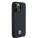 DKNY iPhone 13 Pro Max vāciņš Leather Pattern Metal Logo MagSafe, melns