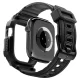 Spigen Rugged Armor Pro Apple Watch 42 mm siksniņa ar vāciņu, Matte Black