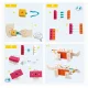 Bērnu Konstruktors Rotaļu Celtniecības Bloku Kluču Kompleks, 80 gb. | Constructor Building Block Brick Set
