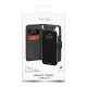 Atverams vāciņš Puro Wallet Stand iPhone 17 ar statīva funkciju, melns