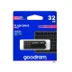 Goodram UME3 USB zibatmiņa 32 GB, USB 3.0, melna