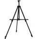 Molberts Mākslinieku Statīvs Zīmēšanai Gleznošanai un Izstādei ar Somu, Melns | Art Easel Stand for Painting and...