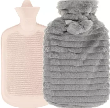 Ruhhy Gumijas Karstā Ūdens Termofors Ar Vāciņu, 2L | Rubber Hot Water Bottle Heating Pad