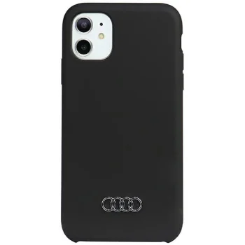 Audi Silicone Case vāciņš iPhone 11 / XR melns