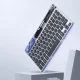 Dux Ducis CK Series bezvadu tastatūra portatīvajam datoram / planšetei / telefonam, Caurspīdīga