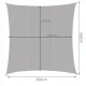Gardlov saules buras nojume 3.6x3.6m, pelēka