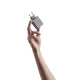 Cuktech 65W GaN tīkla lādētājs 2x USB-C, 1x USB-A, pelēks
