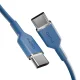 Puro ICON USB-C - USB-C kabelis 1.5m, zils