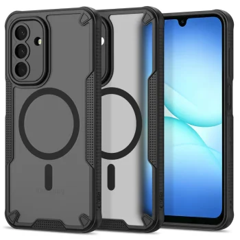 Tech-Protect Rugged Shield MagSafe vāciņš priekš Samsung Galaxy A17 / A18 / A26 4G / 5G, matēti melns