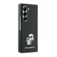 Karl Lagerfeld Saffiano Metal Pin vāciņš Samsung Galaxy Z Fold 6, melns