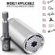 Bigstren universālā muciņa - uzgriežņu atslēga 7-19mm ar adapteri