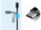 USB-C uz USB-A 3.0 OTG adapteris telefonam, izturīgs, melns