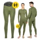 4Fizjo Unisex termoveļa / bikses, zaļas, M izmērs