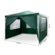 Dārza paviljons Plonos 4935, zaļš, 3x3 m