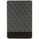 Guess iPad 10.2\" atverams vāciņš maciņš grāmatiņa 4G Stripe Allover, melns