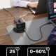 Joyroom Podix JR-TRD01 GaN 140W galda lādētājs ar 5 pieslēgvietām un kabeļiem - Pelēks