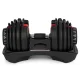 Movepro regulējama čuguna hantele ar paliktni, 2.5-24 kg