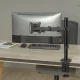 Monitora galda turētājs 17\"-32\" ekrānam, līdz 9 kg, VESA, melns