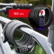 Rockbros RKS531 velosipēda saslēdzējs ar 5 ciparu kodu un LED, 180 cm