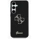Guess Fixed Glitter Big 4G Metal Logo vāciņš Samsung Galaxy S25+ melns