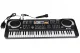 Bērnu klavieres tastatūra sintezators ar mikrofonu, 61 taustiņš | Children\'s Piano Synthesizer with Microphone