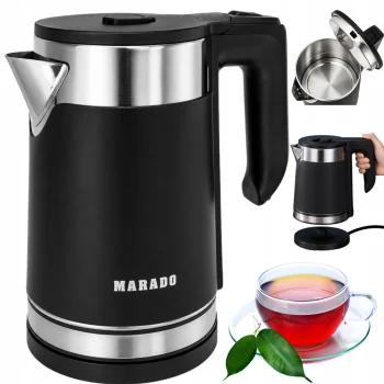 Elektriskā tējkanna 2.3L 1500W, melna