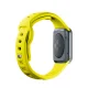 3mk silikona siksniņa viedpulkstenim Apple Watch 38 / 40 / 41 mm, dzeltena