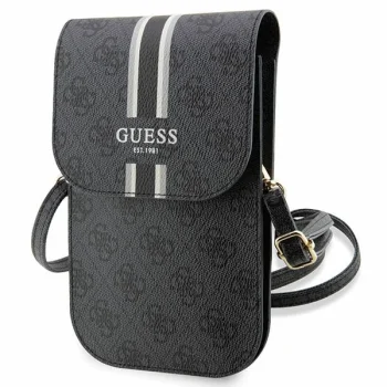 Guess telefona somiņa GUWBP4RPSK Wallet 4G Stripes, melna
