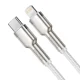 USB-C uz Lightning kabelis Baseus Cafule 20W 1m Balts