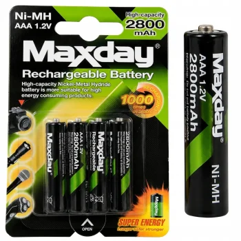 AAA R3 Ni-MH Akumulatori 1.2V 2800 mAh, 4 gab.
