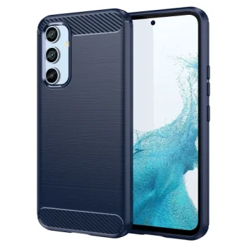 Carbon Case vāciņš Samsung Galaxy A54 5G, zils